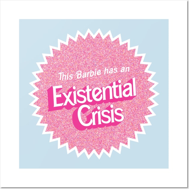 Barbie with Existential Crisis Wall Art by Pinches Dibujos Feos